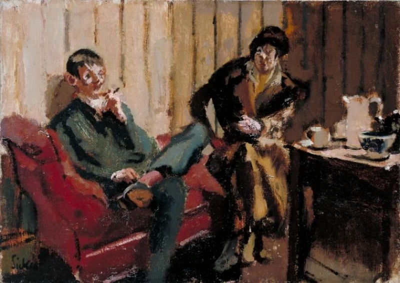 Il piccolo tea party Nina Hamnett e Roald Kristian